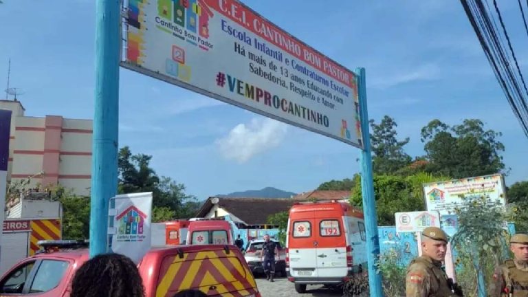 Ataque em creche deixa quatro crianças mortas em Blumenau, Santa Catarina