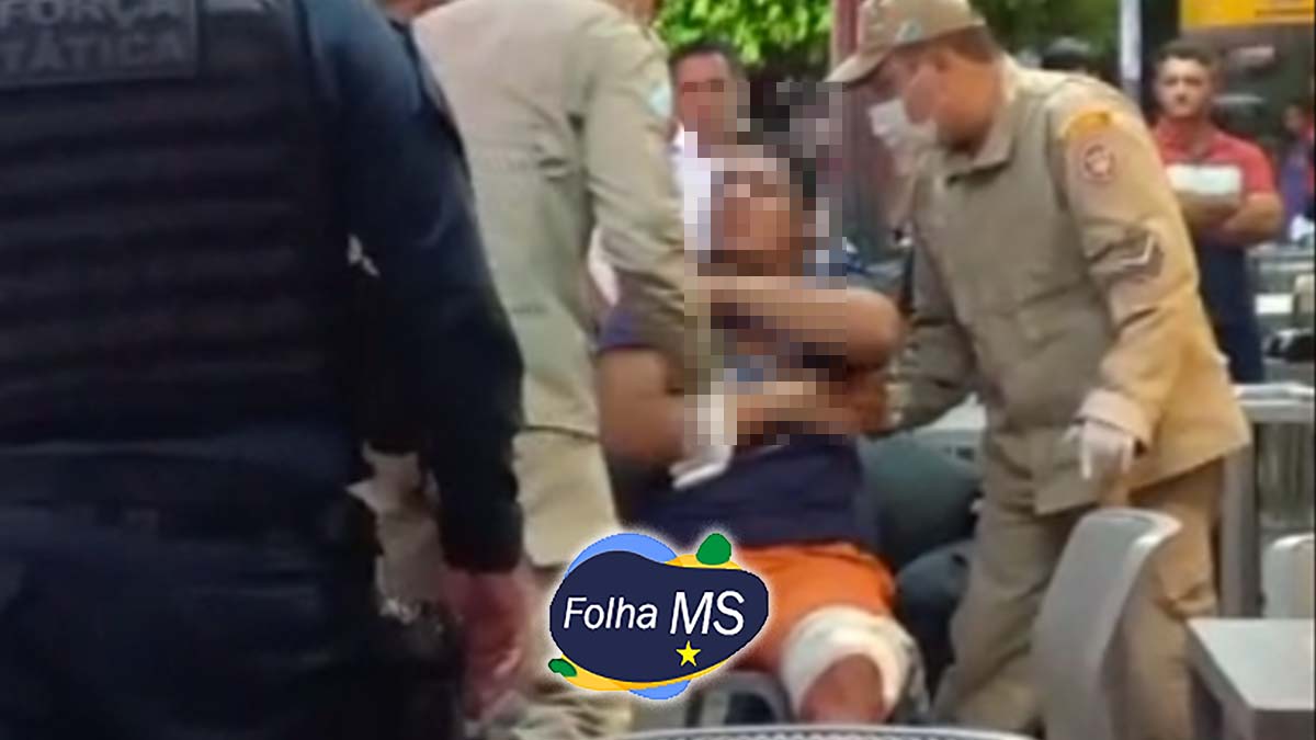 baleado homem baleado