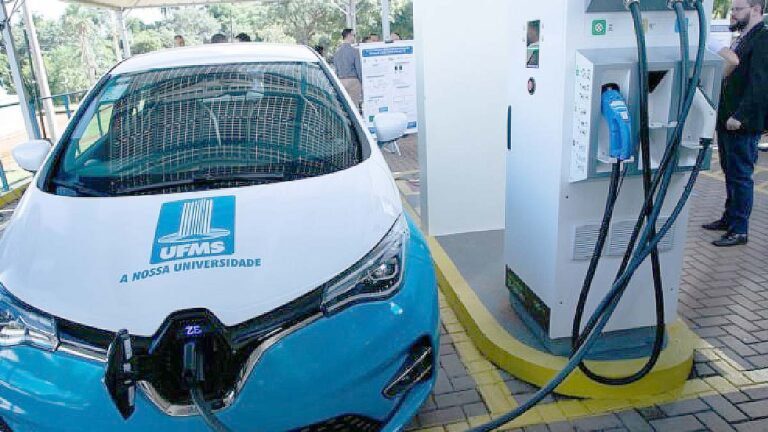 MS avança na mobilidade elétrica com a inauguração de novo eletroposto