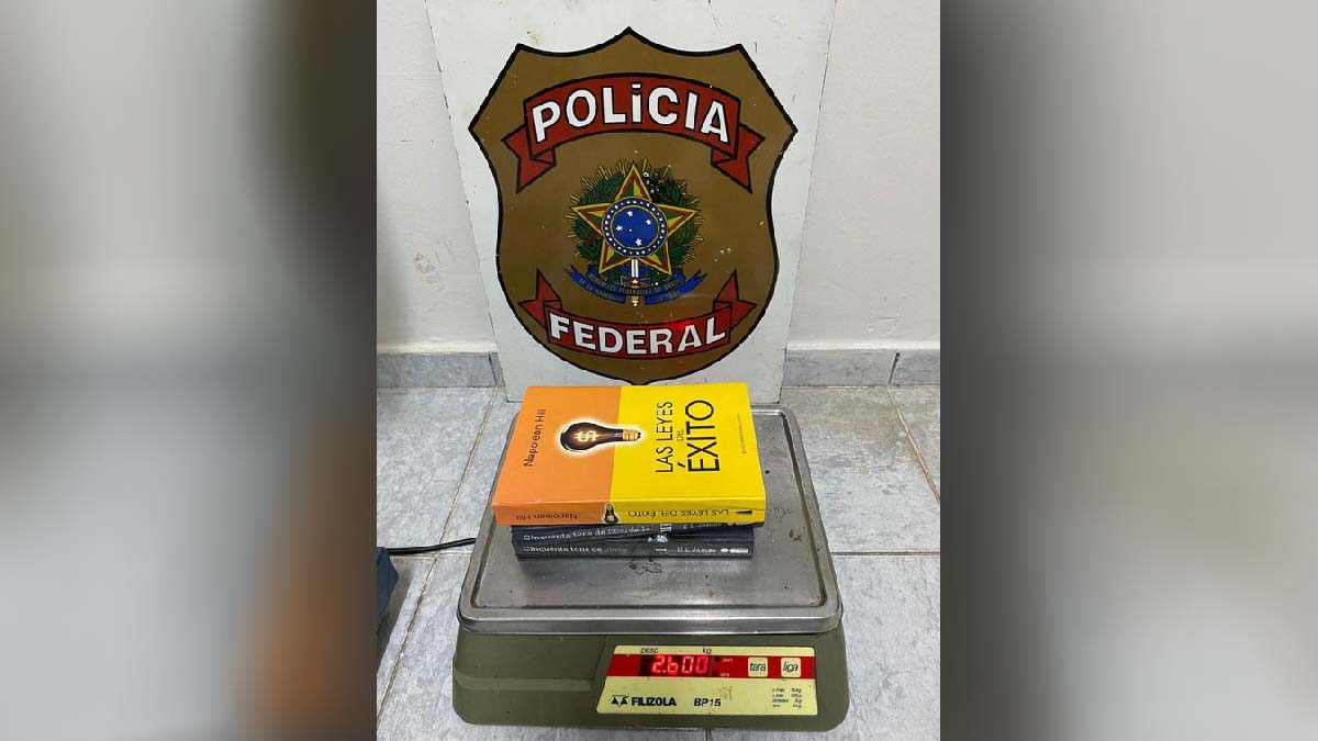 cocaina livros PF