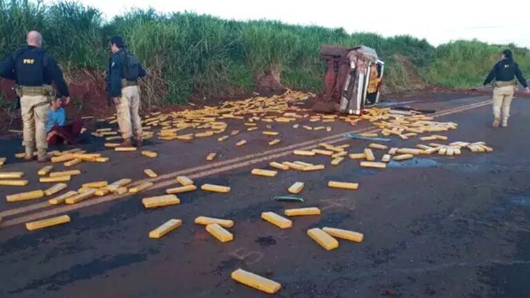 Caminhonete carregada de drogas é interceptada pela PRF em Dourados