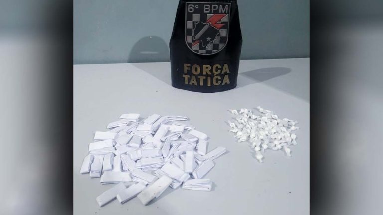 Força Tática prende trio por tráfico de drogas na região central de Corumbá