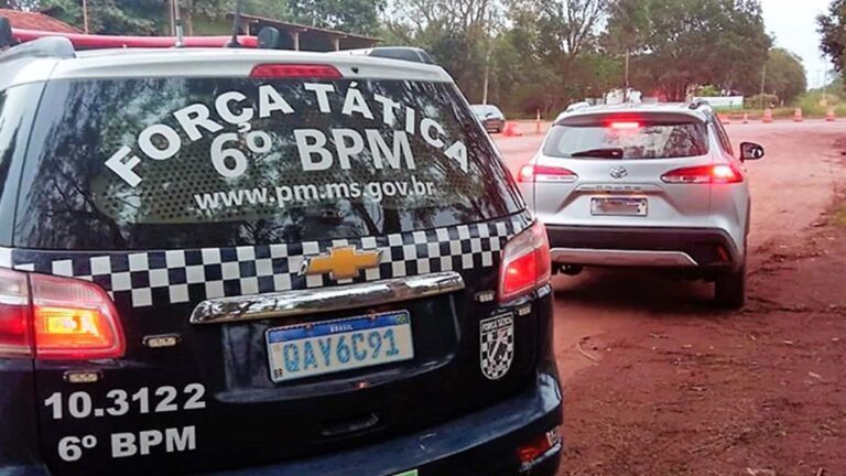 Veículo alugado é recuperado pela PM quando seguia para Bolívia