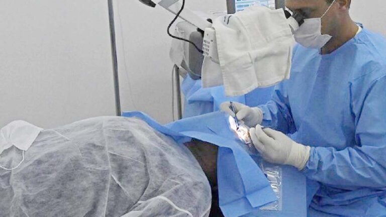 MS Saúde realiza 34 cirurgias de pterígio neste sábado e faz mutirão oftalmológico no interior