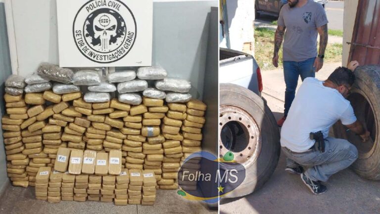 Polícia Civil prende homem com mais de 200 kg de drogas em Corumbá