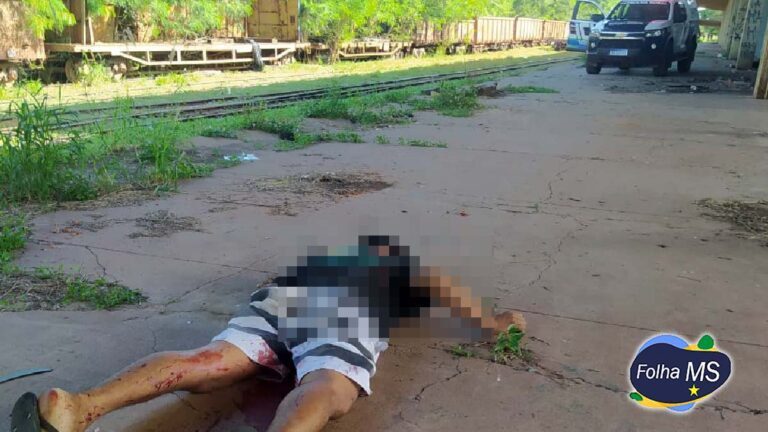 Homem é assassinado a facadas em antigo terminal ferroviário de Corumbá