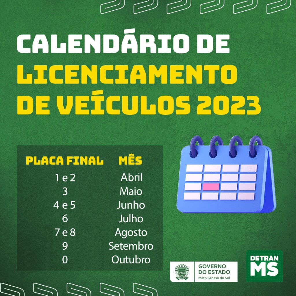 Maio é mês do licenciamento das placas final 3; confira o calendário do ano 2 image 2