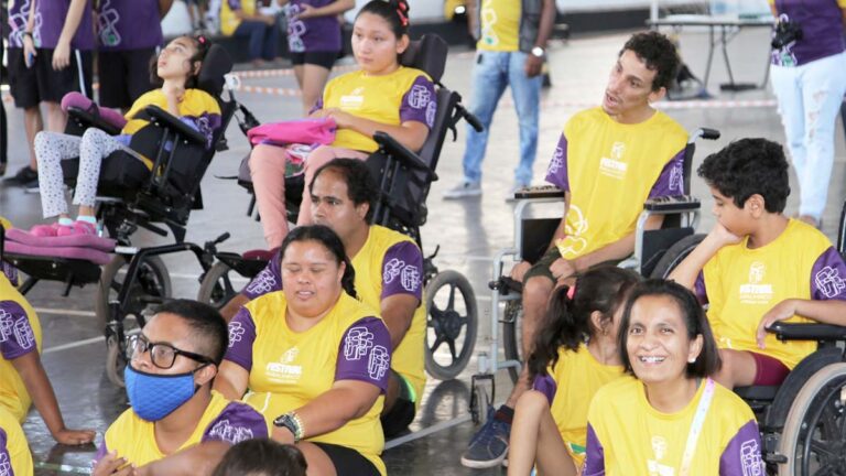Primeira etapa do Festival Paralímpico Loterias Caixa reúne 175 crianças em Corumbá