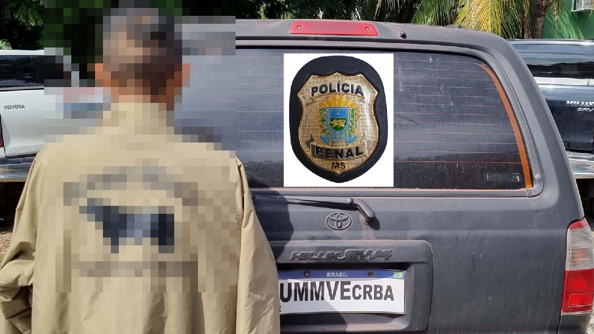 Você está visualizando atualmente Polícia Penal prende homem que descumpriu monitoramento eletrônico em Corumbá