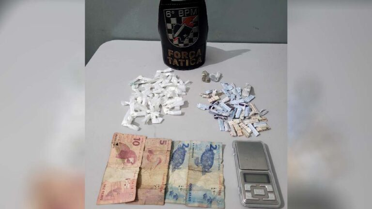 Força Tática prende homem por tráfico de drogas em Corumbá