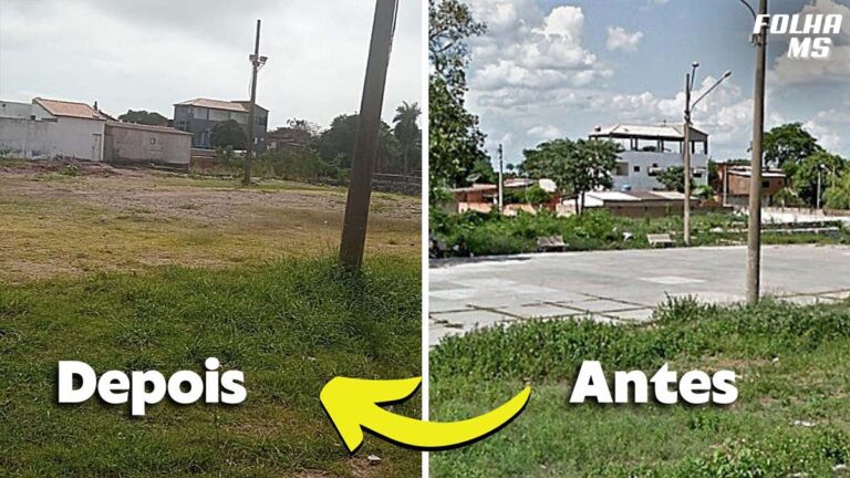 praça abandonada