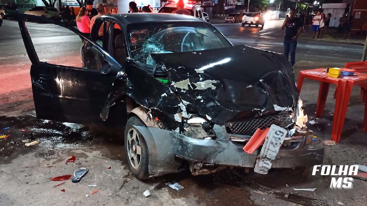 Você está visualizando atualmente Motorista embriagado que provocou acidente com cinco feridos em Corumbá é preso pela PM
