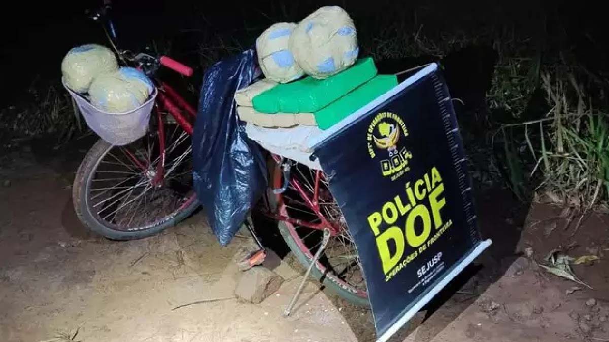 Leia mais sobre o artigo Homem tenta levar maconha em bicicleta por 123 km e acaba preso na estrada em MS