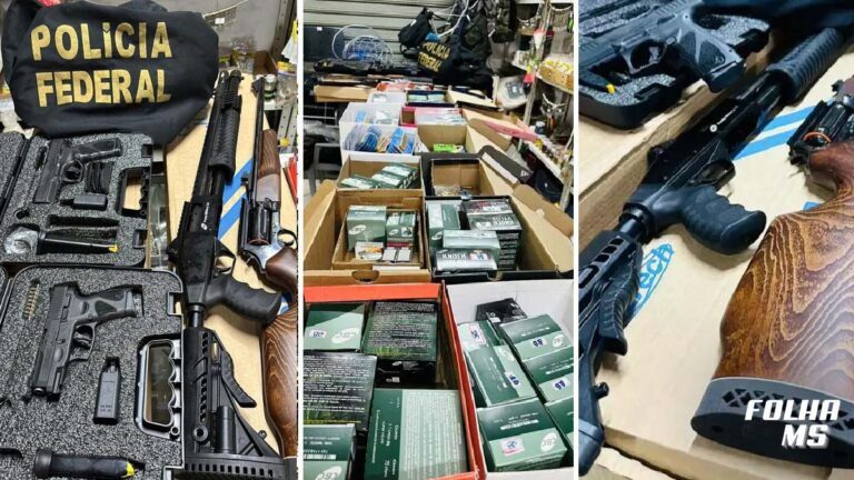 Polícia Federal prende comerciantes de munições ilegais em Campo Grande