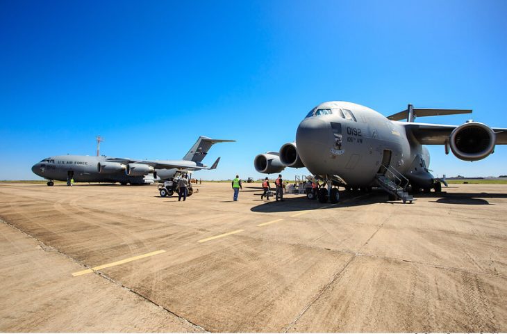 Aeroporto de Bonito recebe treinamento militar com FAB e Guarda Aérea Americana