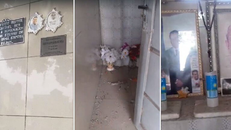 Túmulo de ex-prefeito é alvo de criminosos em Corumbá