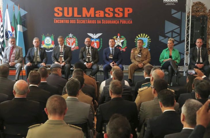 Secretários de Segurança do MS, PR, SC, RS e SP se reúnem no Estado para discutir combate a crimes fronteiriços