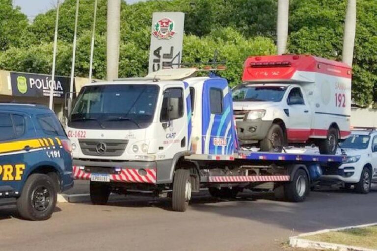 ambulância roubada