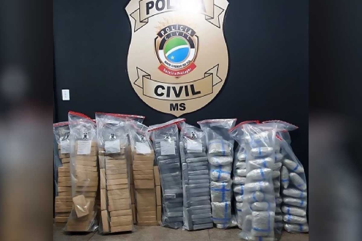 Leia mais sobre o artigo Polícia Civil apreende quase 200 quilos de drogas em casa de boliviano em Corumbá