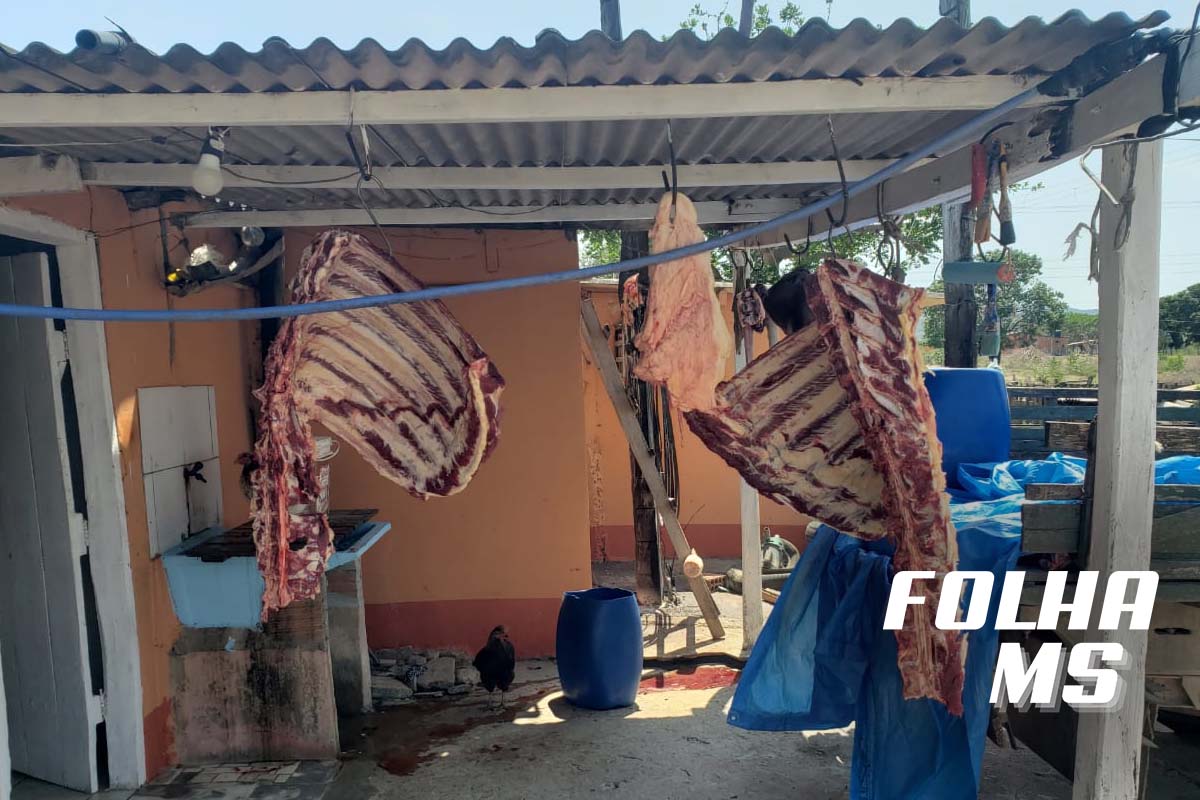 Você está visualizando atualmente Carne vendida sem inspeção sanitária é apreendida em operação policial em Corumbá
