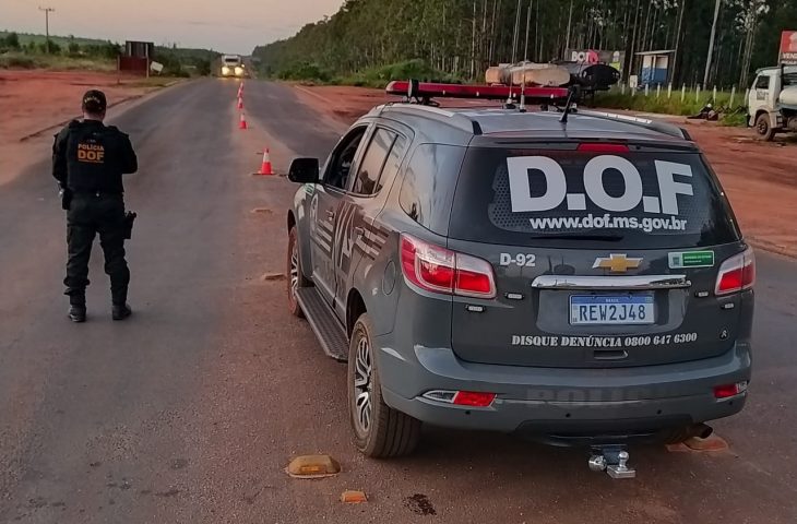 Foragido da Justiça é preso pelo DOF em Corumbá