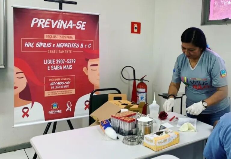 Posto de Saúde realizará testes rápidos para HIV, Sífilis e Hepatites dia 1º de Dezembro