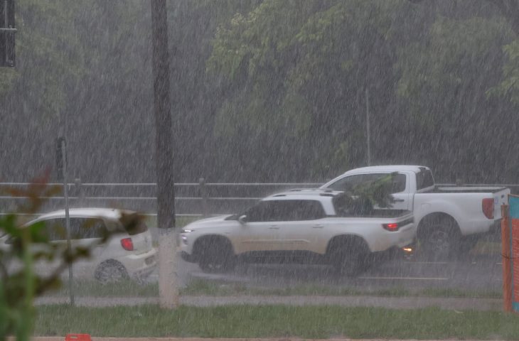 tempestades severas para MS