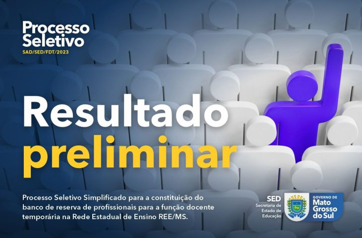 Governo divulga resultado preliminar da prova de títulos para professores temporários