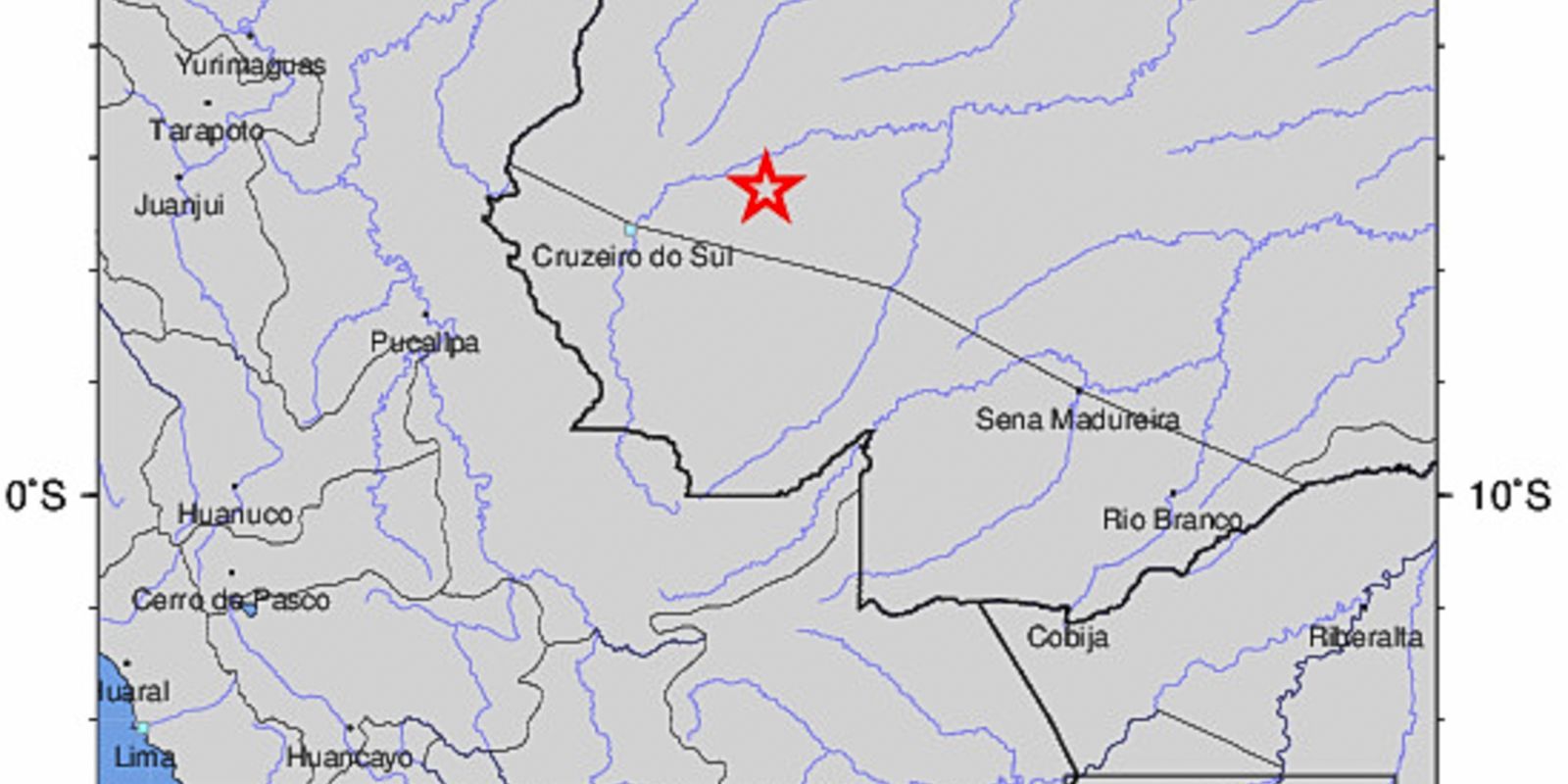 Regiao Norte registra maior tremor de terra da historia do