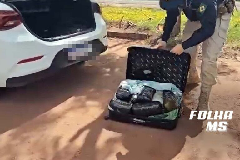 Sobrinho de prefeito é preso com mais de 12 kg drogas na BR-262 em Corumbá