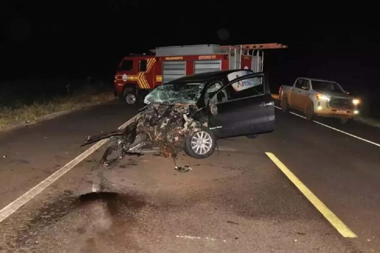Motorista de carro fúnebre morre em colisão na BR-060