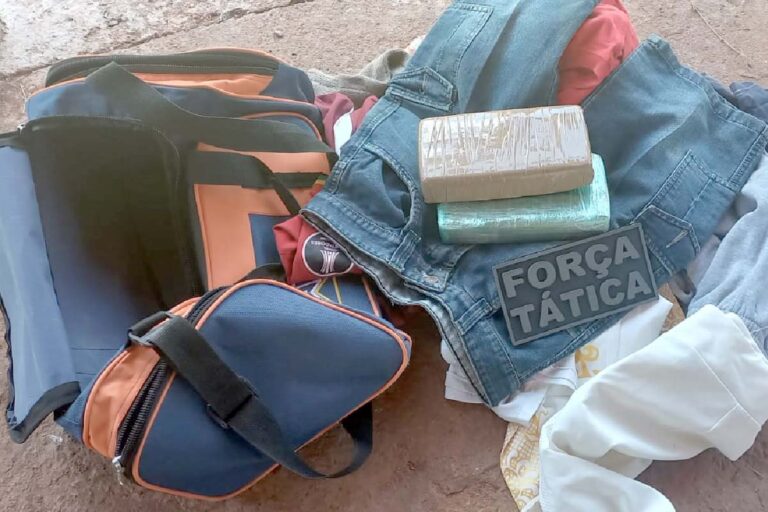 Casal é preso em Corumbá por tráfico de drogas em ônibus que ia para São Paulo