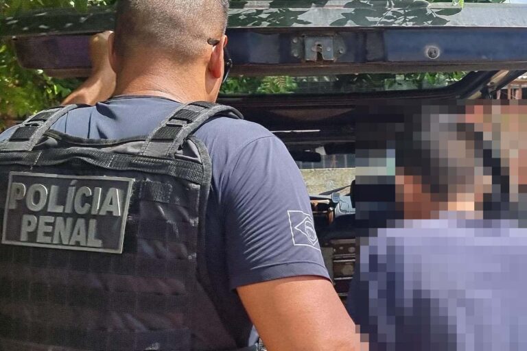 Polícia Penal cumpre mandado de prisão contra homem no bairro Guatós
