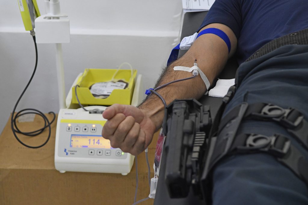 estoques de sangue em MS