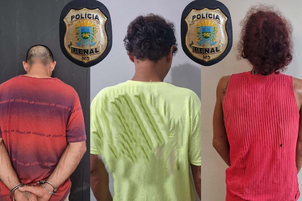 Você está visualizando atualmente Três foragidos da justiça são capturados em Corumbá por policiais penais