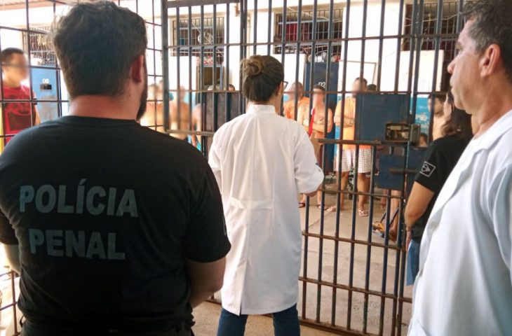 Reeducandos de MS participam de ação de conscientização no Dia Mundial da Saúde Bucal