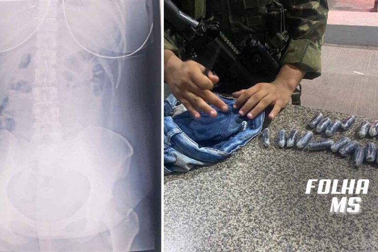 Boliviano é flagrado pelo Exército com 95 cápsulas de drogas na fronteira