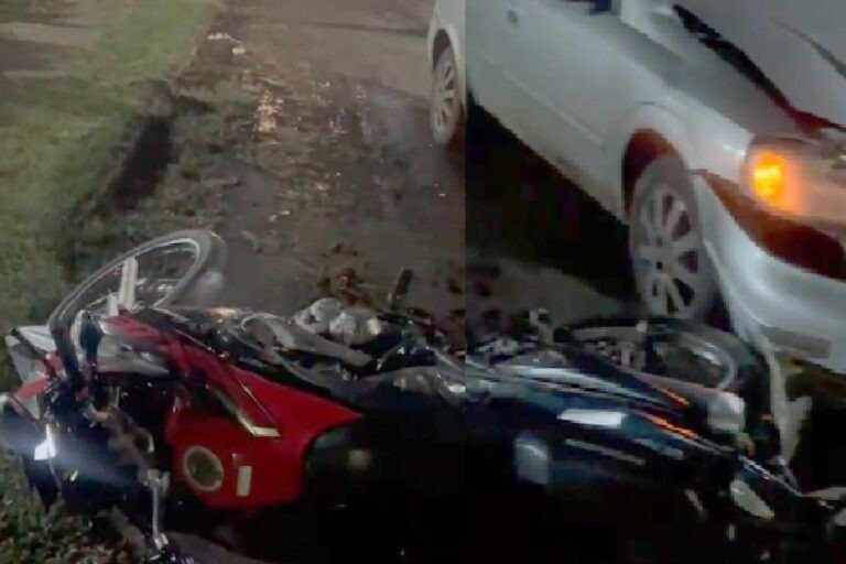 Motociclista fica em estado grave após colisão com carro em Corumbá