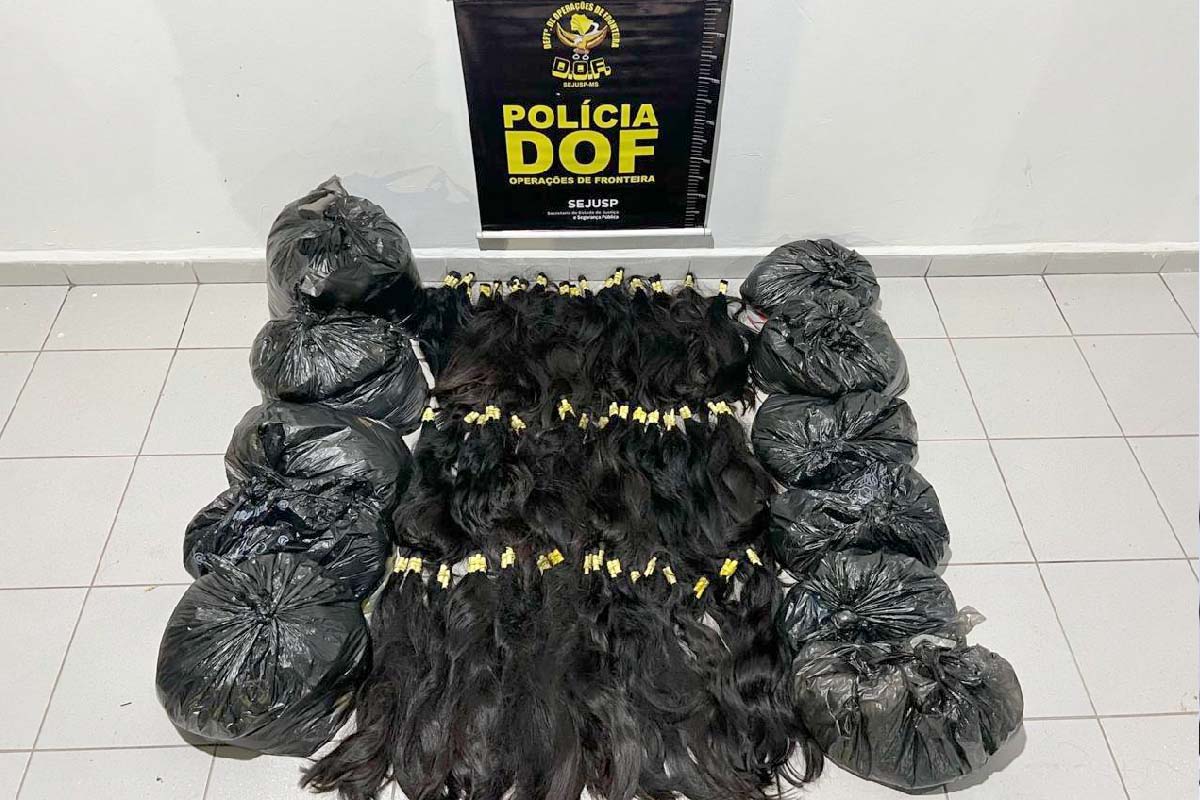 Você está visualizando atualmente 44 quilos de cabelo humano contrabandeados da Bolívia são apreendidos pelo DOF