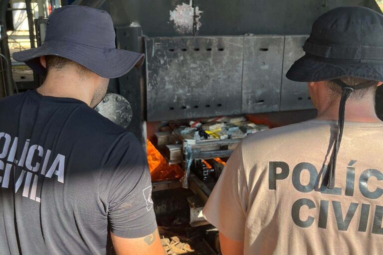 Mais de 680 kg de drogas são incinerados pela Polícia Civil em Miranda