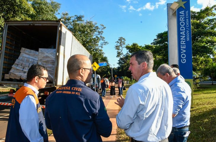 Governo de MS reforça apoio ao Rio Grande do Sul com envio de água e mais equipes de resgate