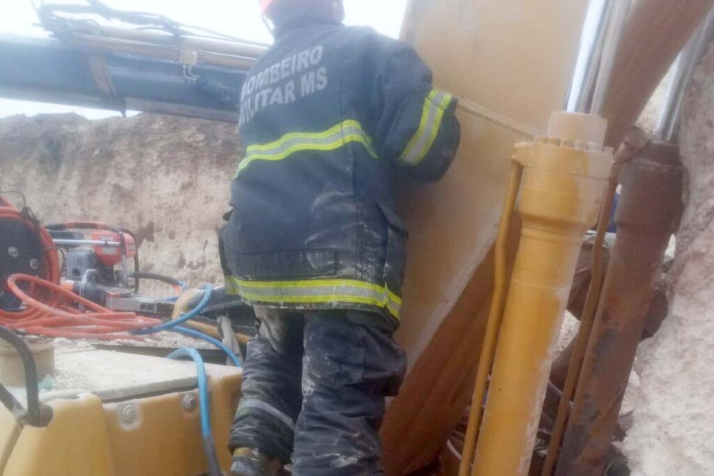 Trabalhador é resgatado 
