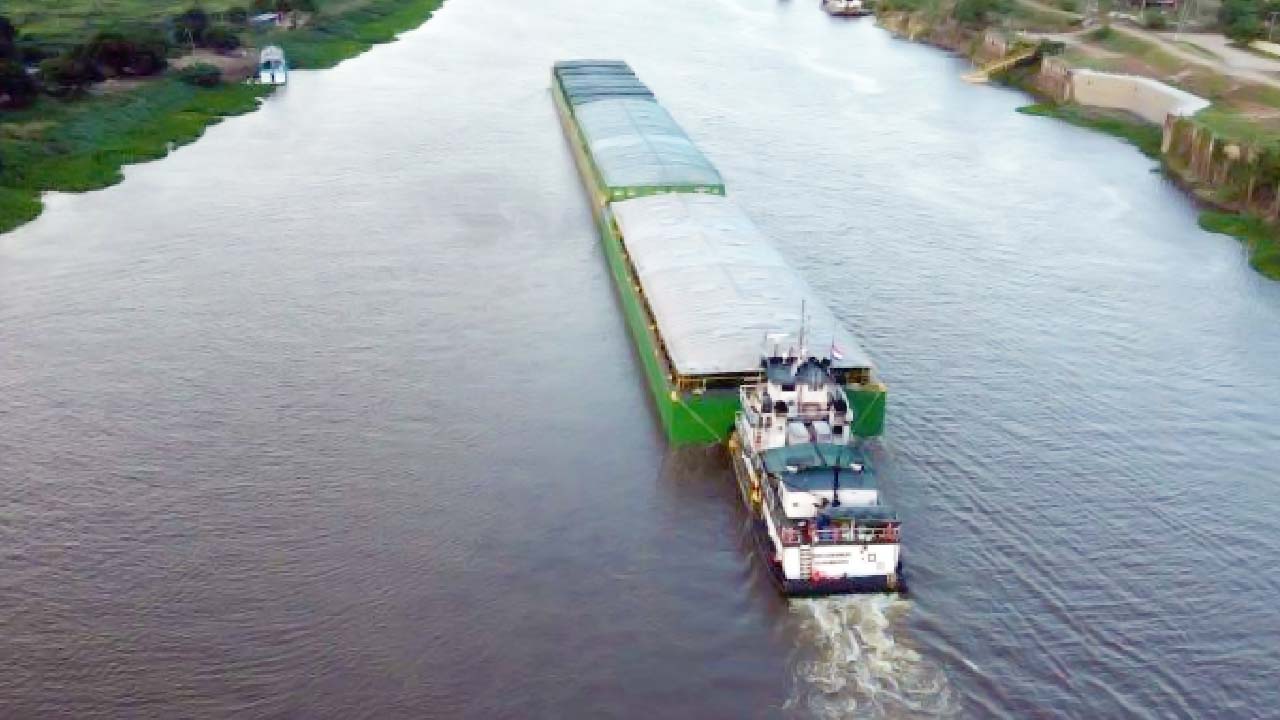 navegacao rio paraguai Folha MS