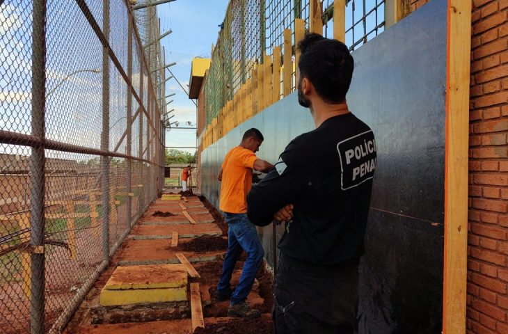 Agepen aumenta segurança na máxima e combate lançamentos de ilícitos com obras