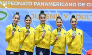 Leia mais sobre o artigo Brasil fecha Pan-Americano de Ginástica Rítmica com 12 medalhas