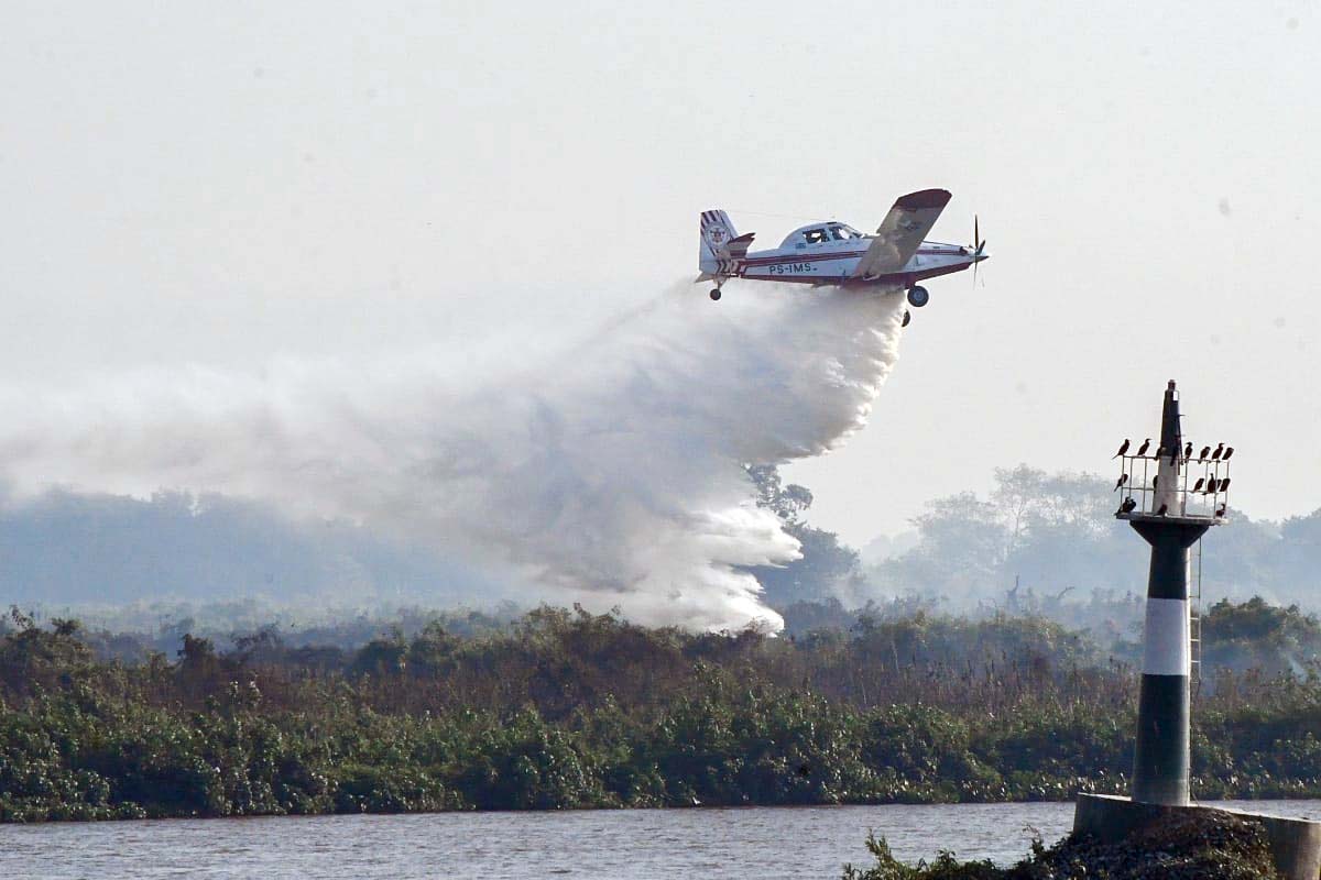 Leia mais sobre o artigo Governo de MS mobiliza várias frentes no Pantanal em ações contra o fogo