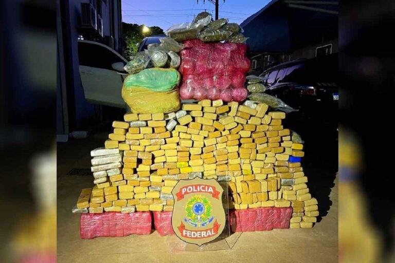 Polícia Federal apreende 400 quilos de drogas durante operação em Ponta Porã