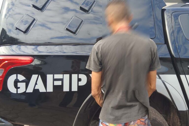 Condenado por furto é preso pela Polícia Penal no bairro Cristo Redentor