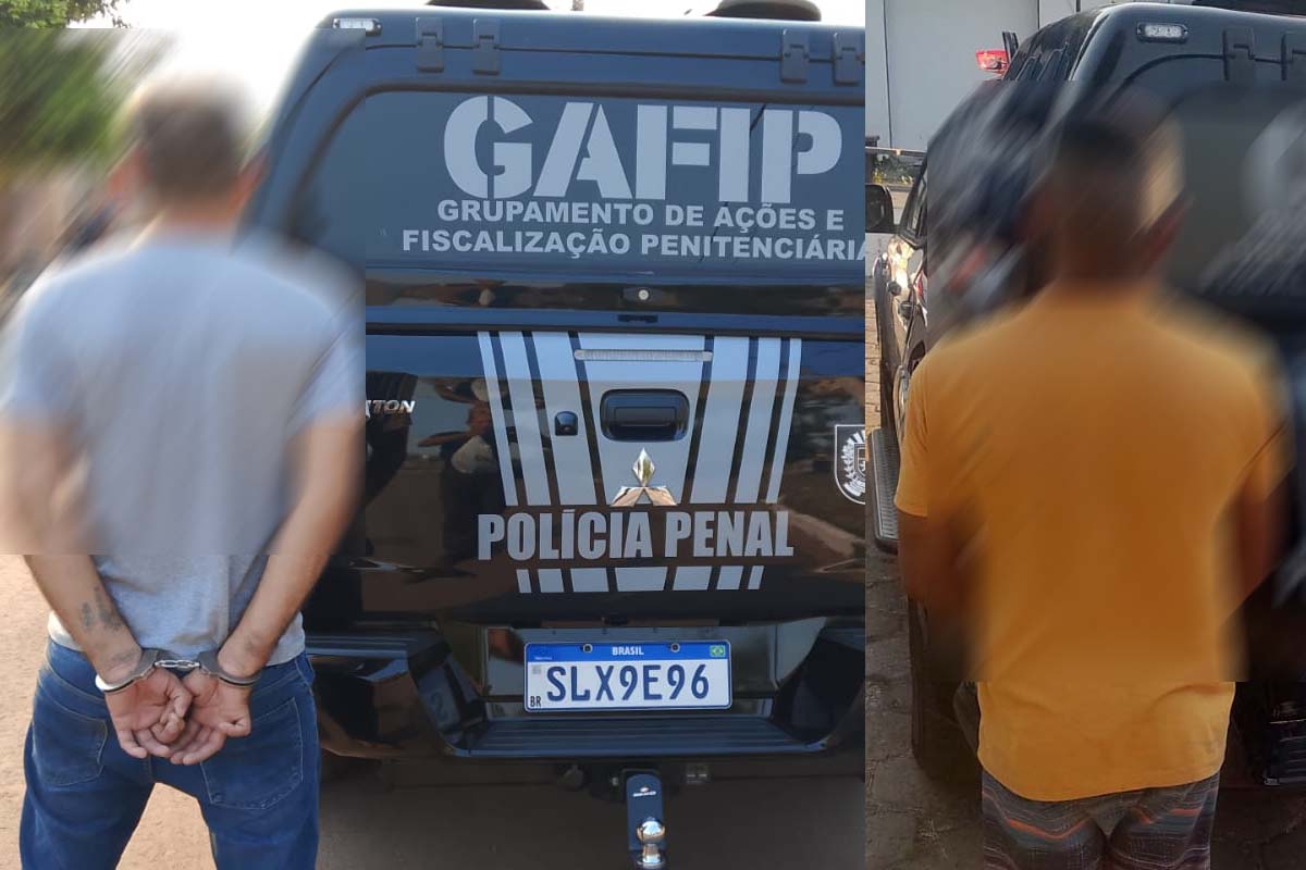Presos pela Polícia Penal em Corumbá