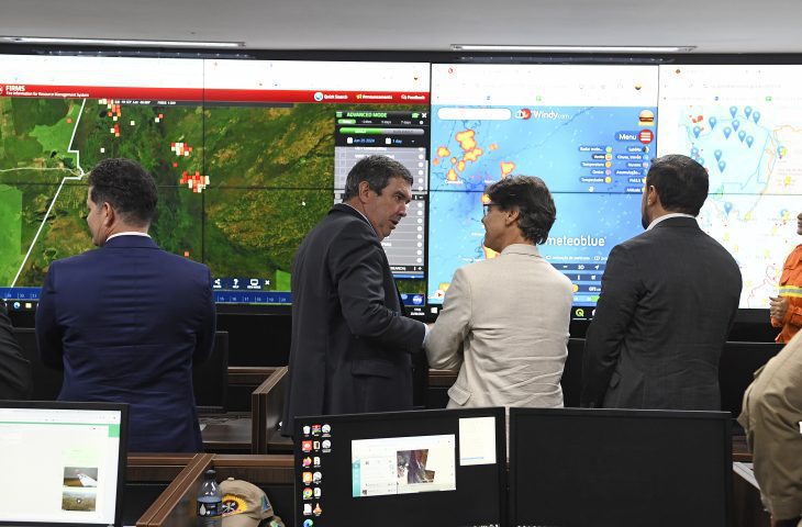Deputados participam de reunião do CICOE em resposta aos incêndios do Pantanal